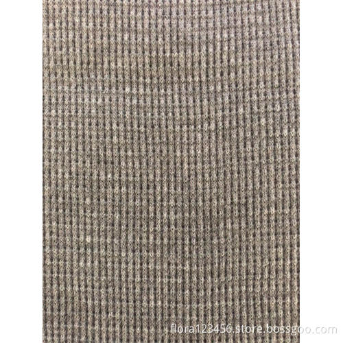 Melange color Waffle RIB FABRICS